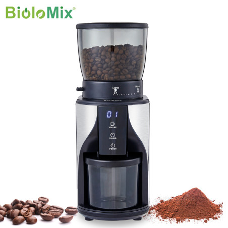 BIOLOMIX Kaffeemühle: 31 Mahleinstellungen für perfekten Kaffee